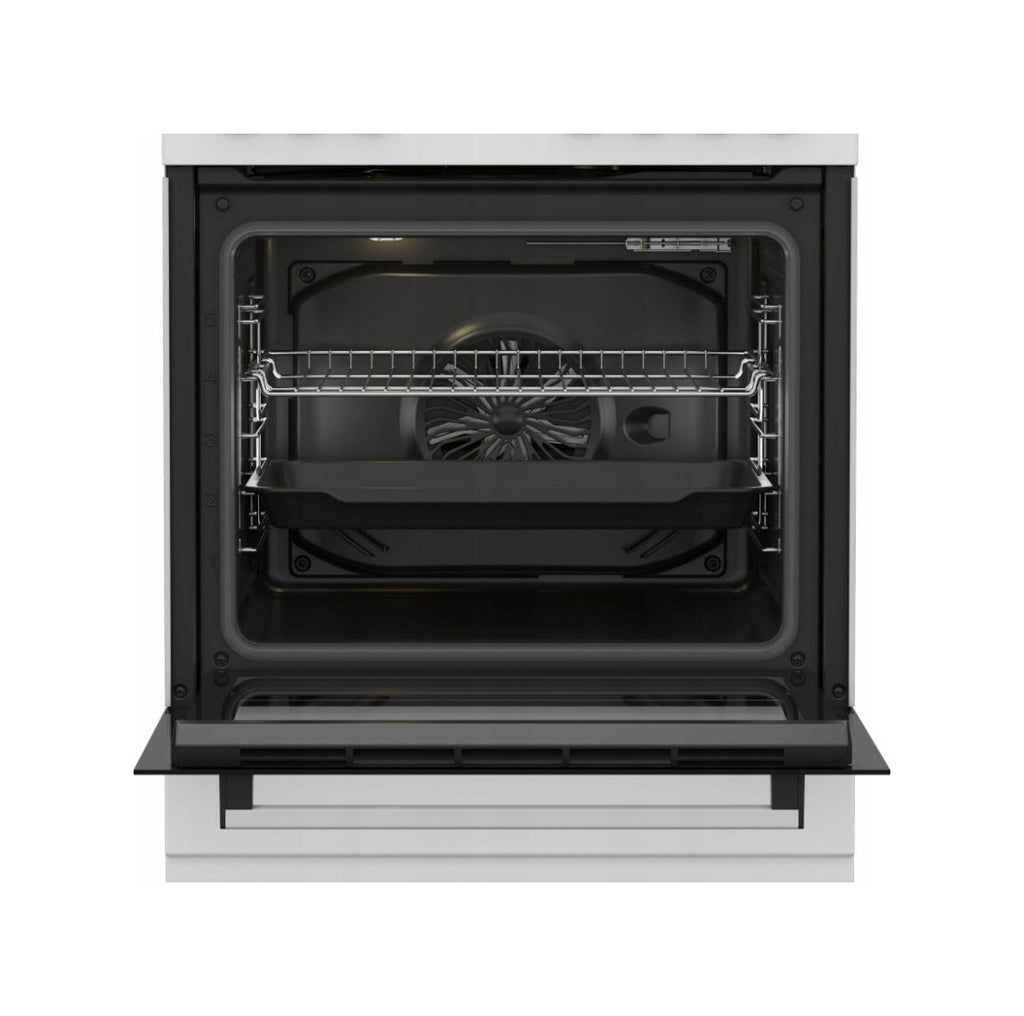 Beko FBE62120SWD Cucina da accosto cm. 60 - 4 fuochi gas + 1 forno elettrico - bianco