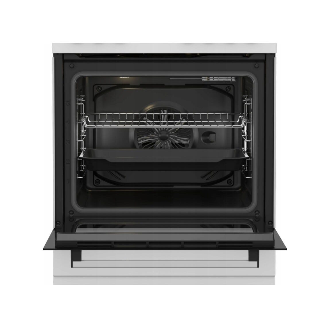Beko FBE62120SWD Cucina da accosto cm. 60 - 4 fuochi gas + 1 forno elettrico - bianco