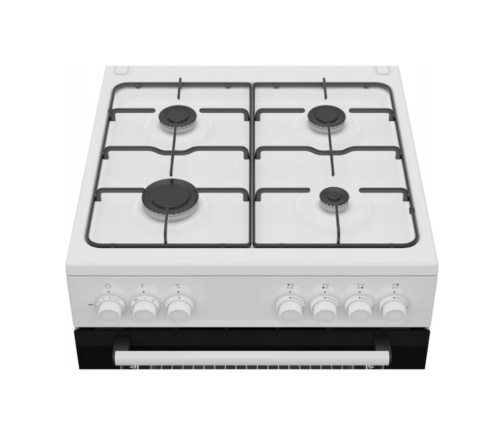 Beko FBE62120SWD Cucina da accosto cm. 60 - 4 fuochi gas + 1 forno elettrico - bianco