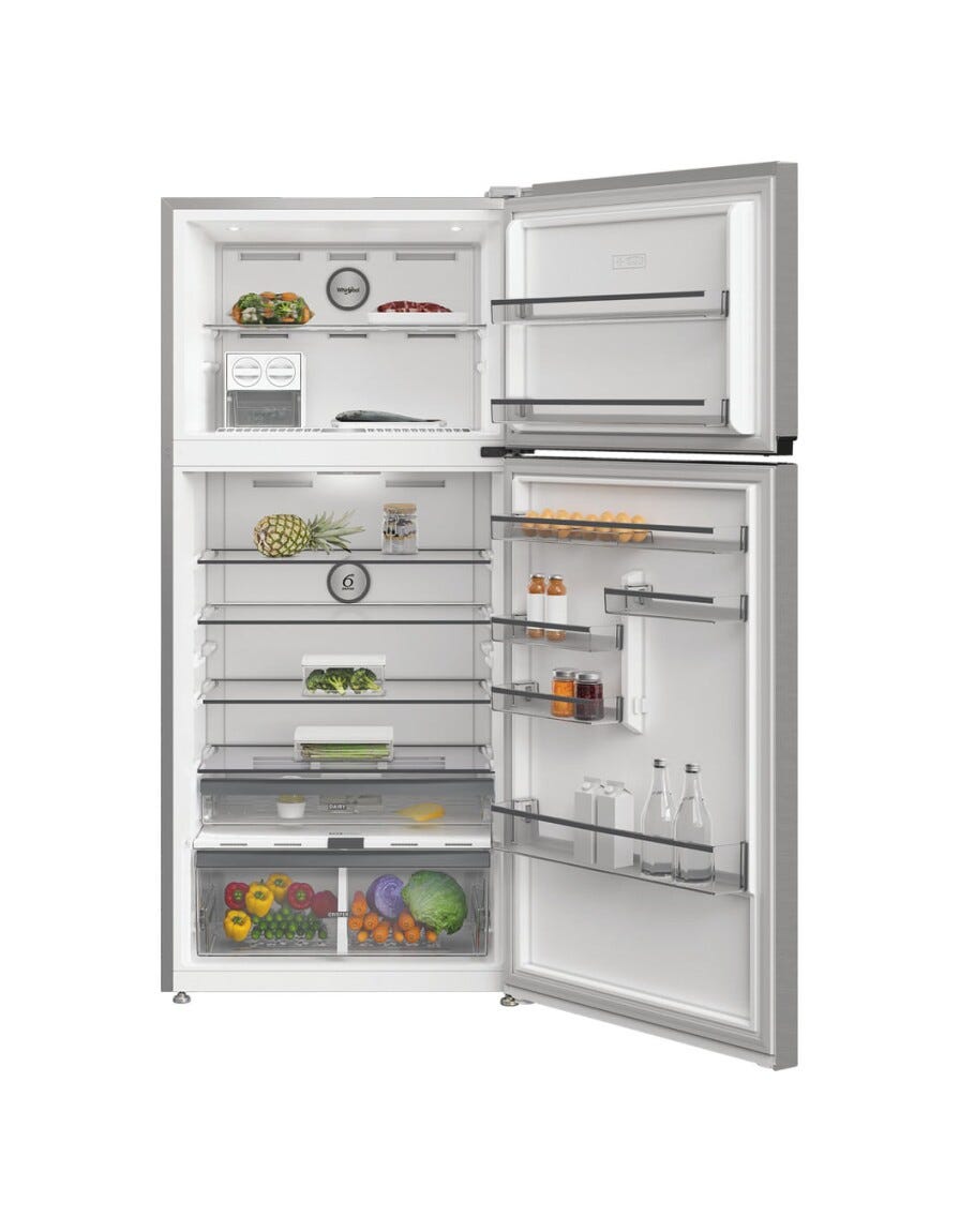 Whirlpool WHD2 6633 X5E Frigorifero con congelatore a libera installazione 630 L, Dual No Frost, Zen Inverter, finitura Inox