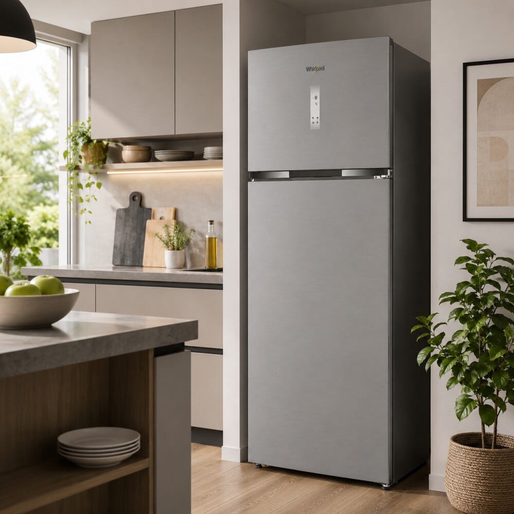 Whirlpool WHD2 6633 X5E Frigorifero con congelatore a libera installazione 630 L, Dual No Frost, Zen Inverter, finitura Inox