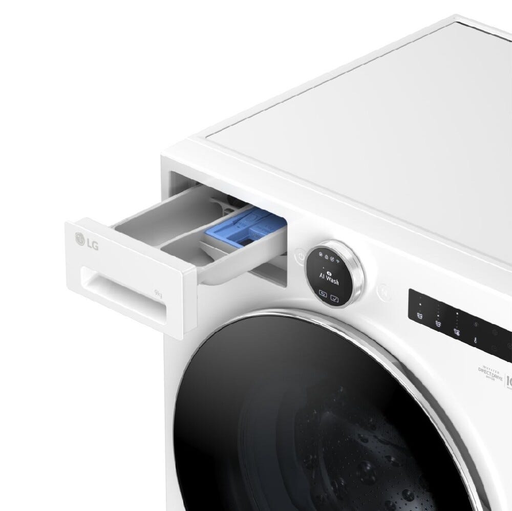 LG F4X9009TWCE Lavatrice cm. 60 - capacità 9 kg - bianco