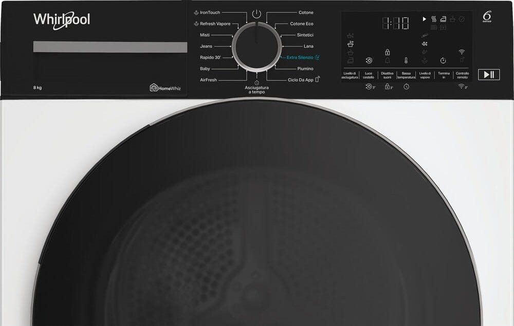 Whirlpool C WD 84M WBS IT Asciugatrice cm. 60 - capacità 8 kg - bianco