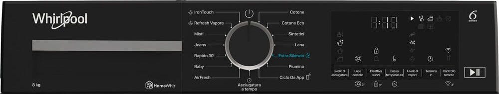 Whirlpool C WD 84M WBS IT Asciugatrice cm. 60 - capacità 8 kg - bianco