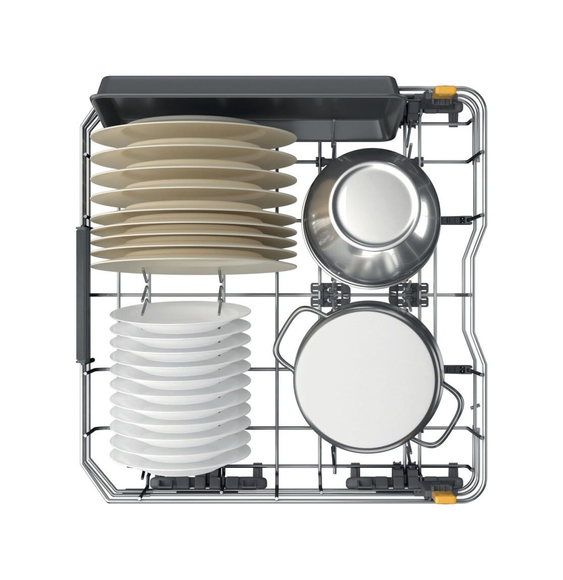 Whirlpool WH7IC15B4M6S0 Lavastoviglie integrata totale cm. 60 - 15 coperti - cerniere sliding