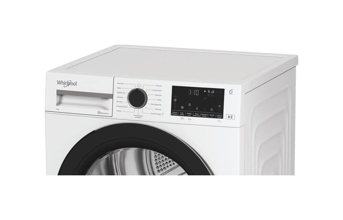 Whirlpool C WD 93M WBS IT Asciugatrice cm. 60 - capacità 9 kg - bianco