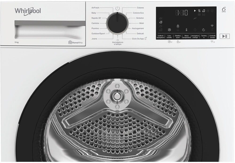 Whirlpool C WD 93M WBS IT Asciugatrice cm. 60 - capacità 9 kg - bianco