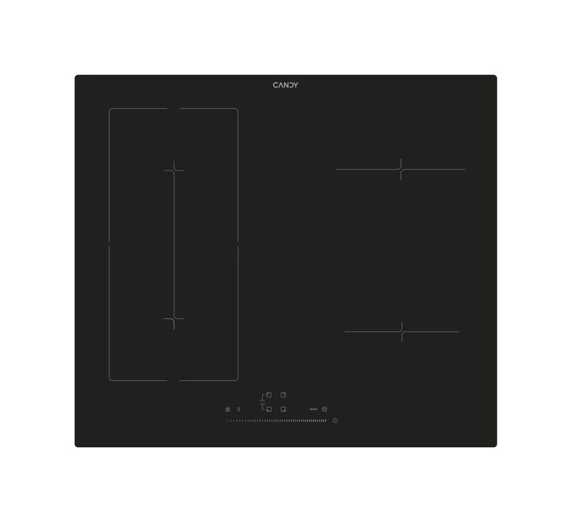 Candy CIES64MCA Idea Piano cottura a induzione cm. 59 - vetroceramica nero