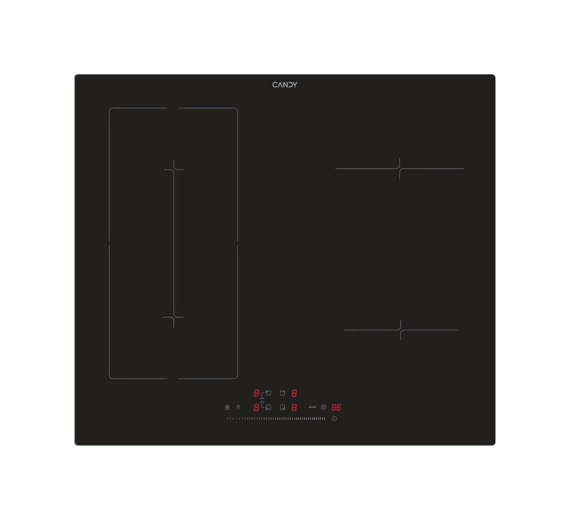 Candy CIES64MCA Idea Piano cottura a induzione cm. 59 - vetroceramica nero