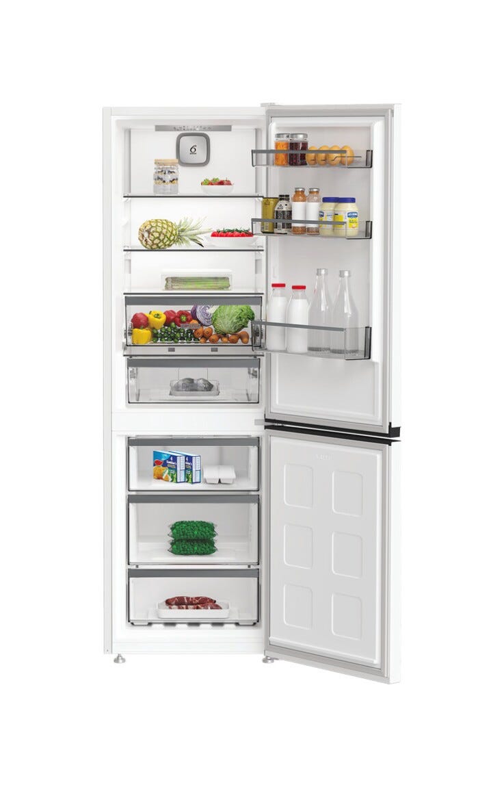 Whirlpool WHK 25364 W4E Frigorifero con congelatore a libera installazione cm. 60 h. 187 - lt. 316 - bianco