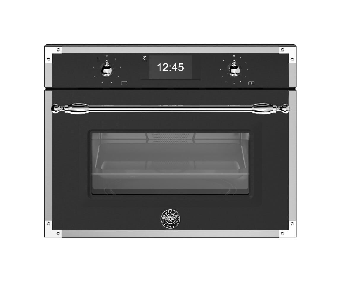 Bertazzoni FHER4077MTNX3 Heritage Forno microonde da incasso cm. 60 h. 45 - nero