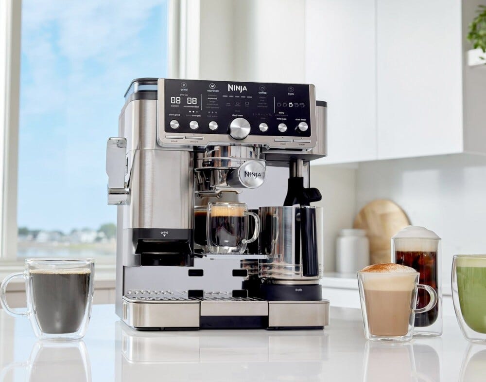 Ninja ES701EU Luxe Cafè Pro 3-in-1 Macchina per caffè automatica - argento