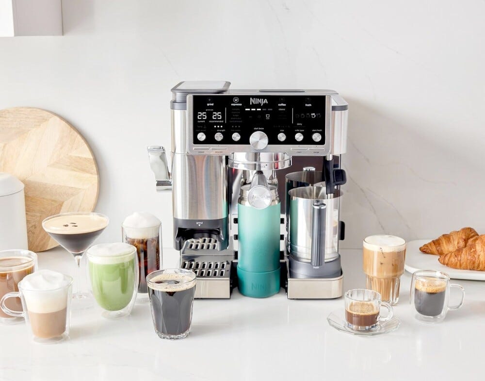 Ninja ES701EU Luxe Cafè Pro 3-in-1 Macchina per caffè automatica - argento