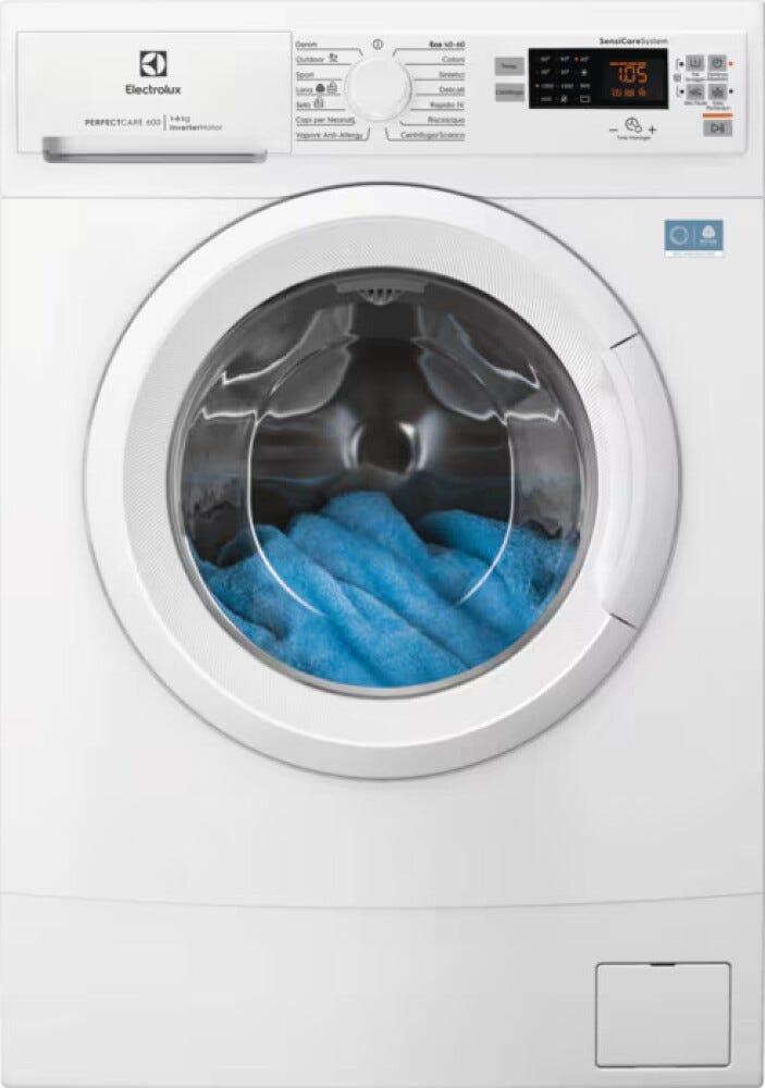 Electrolux EW6S526A serie 600 SensiCare Lavatrice cm. 60 - capacità 6 kg - bianco