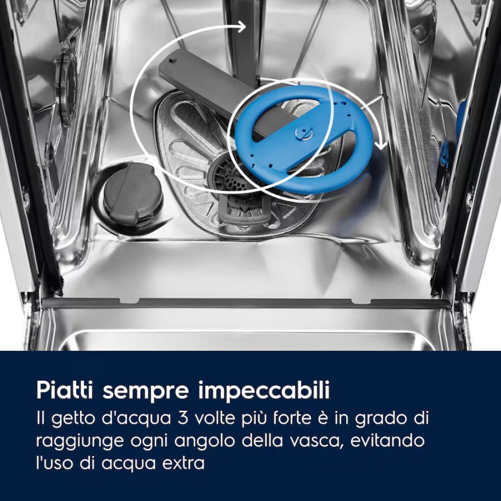 Electrolux EES68525L Serie 600 SatelliteClean® Lavastoviglie integrata totale cm. 60 - 14 coperti