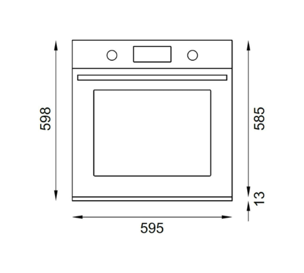 Bertazzoni FMOD6117CTB3 Modern Forno elettrico pirolitico cm. 60 - nero