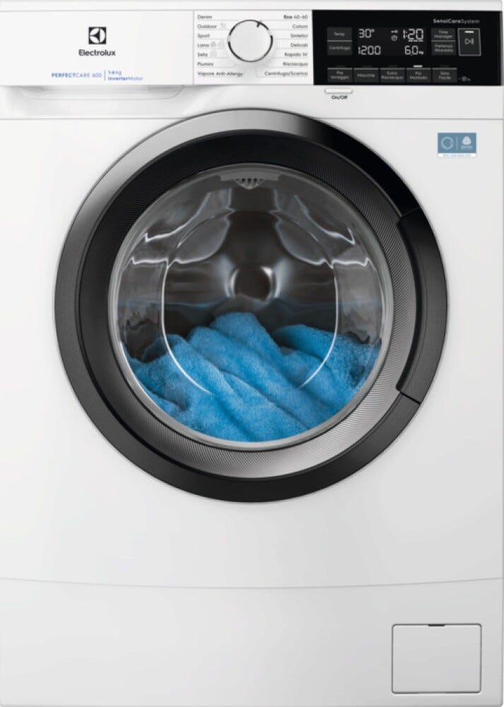 Electrolux EW6S326A serie 600 SensiCare Lavatrice cm. 60 - capacità 6 kg - bianco