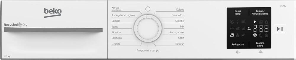Beko BMT73EW Asciugatrice cm. 60 - capacità 7 kg - bianco