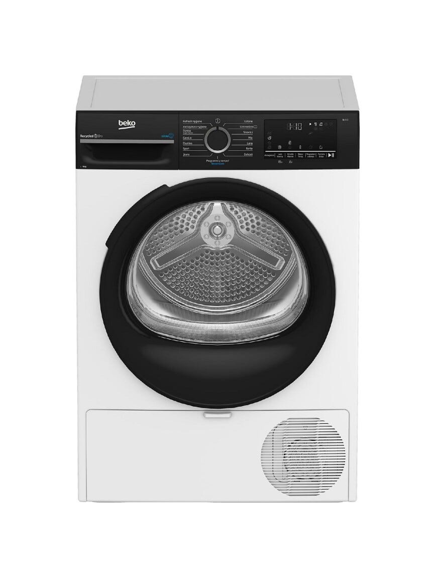 Beko BMGT491SBI Asciugatrice cm. 60 - capacità 9 kg - bianco