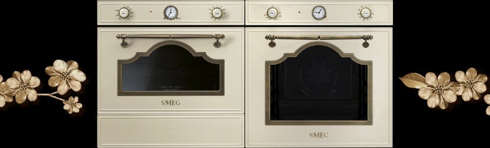 Smeg SF67C1PO Cortina Forno elettrico cm. 60 - panna