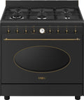 Smeg CO90GMAN2 Coloniale Cucina da accosto cm. 90x60 - 6 fuochi a gas + 1 forno elettrico - antracite