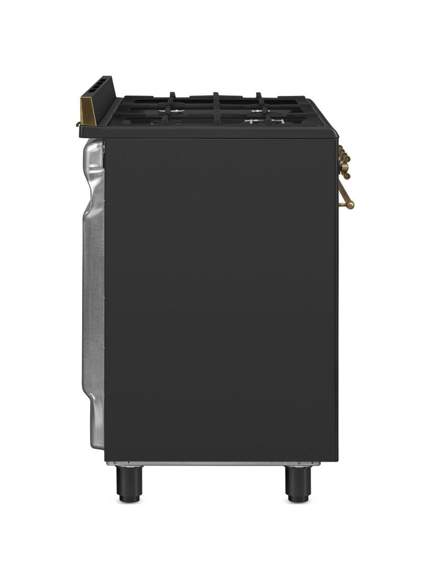 Smeg CO90GMAN2 Coloniale Cucina da accosto cm. 90x60 - 6 fuochi a gas + 1 forno elettrico - antracite