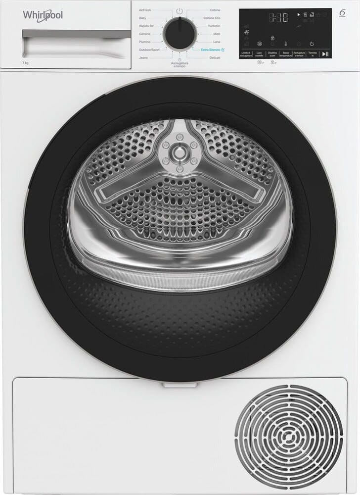 Whirlpool C WD R47M WBS IT Asciugatrice cm. 60 - capacità 7 kg - bianco