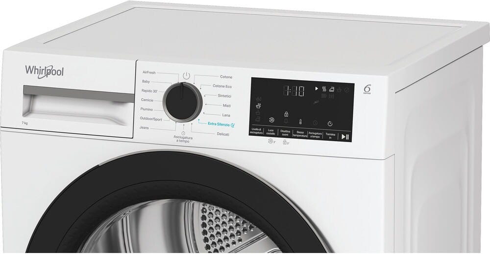 Whirlpool C WD R47M WBS IT Asciugatrice cm. 60 - capacità 7 kg - bianco