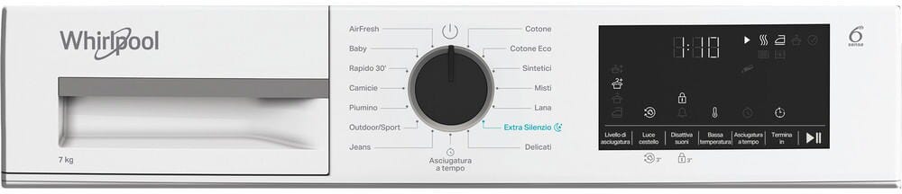Whirlpool C WD R47M WBS IT Asciugatrice cm. 60 - capacità 7 kg - bianco