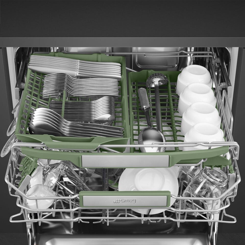 Smeg STL5322AQL Lavastoviglie integrata totale cm. 60 - 14 coperti - cerniere sliding