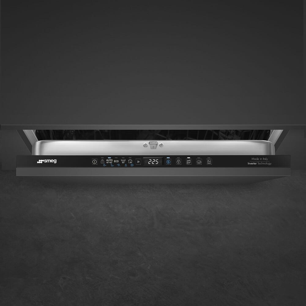 Smeg STL5322AQL Lavastoviglie integrata totale cm. 60 - 14 coperti - cerniere sliding