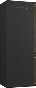 Smeg FA8005LAO6 Coloniale Frigorifero con congelatore a libera installazione cm. 71 h. 196 - lt. 481 - antracite - cerniere sinistra