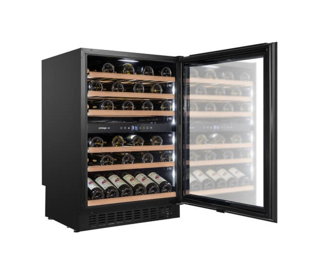 Avintage AVU61D88 Cantina vino ad incasso cm. 60 h. 88 - 46 bottiglie - nero