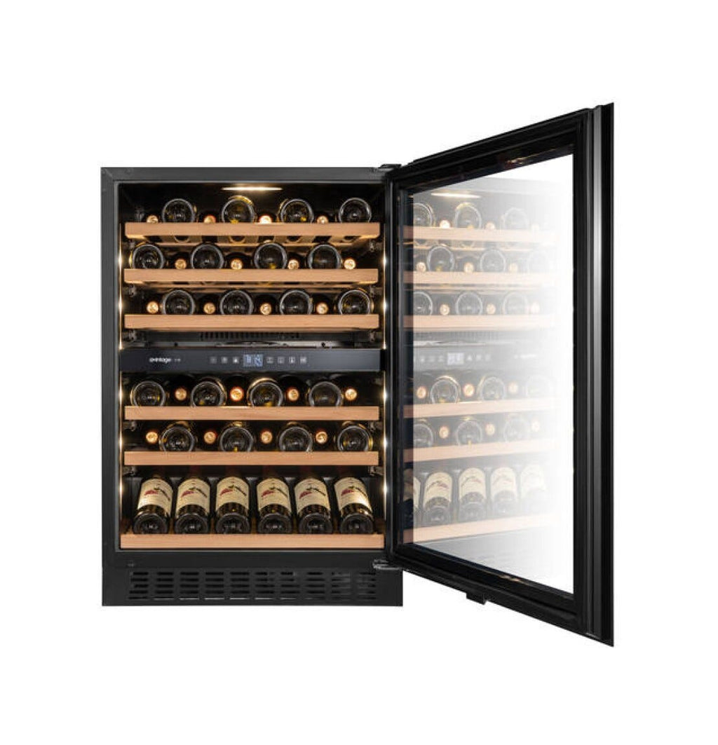Avintage AVU61D88 Cantina vino ad incasso cm. 60 h. 88 - 46 bottiglie - nero
