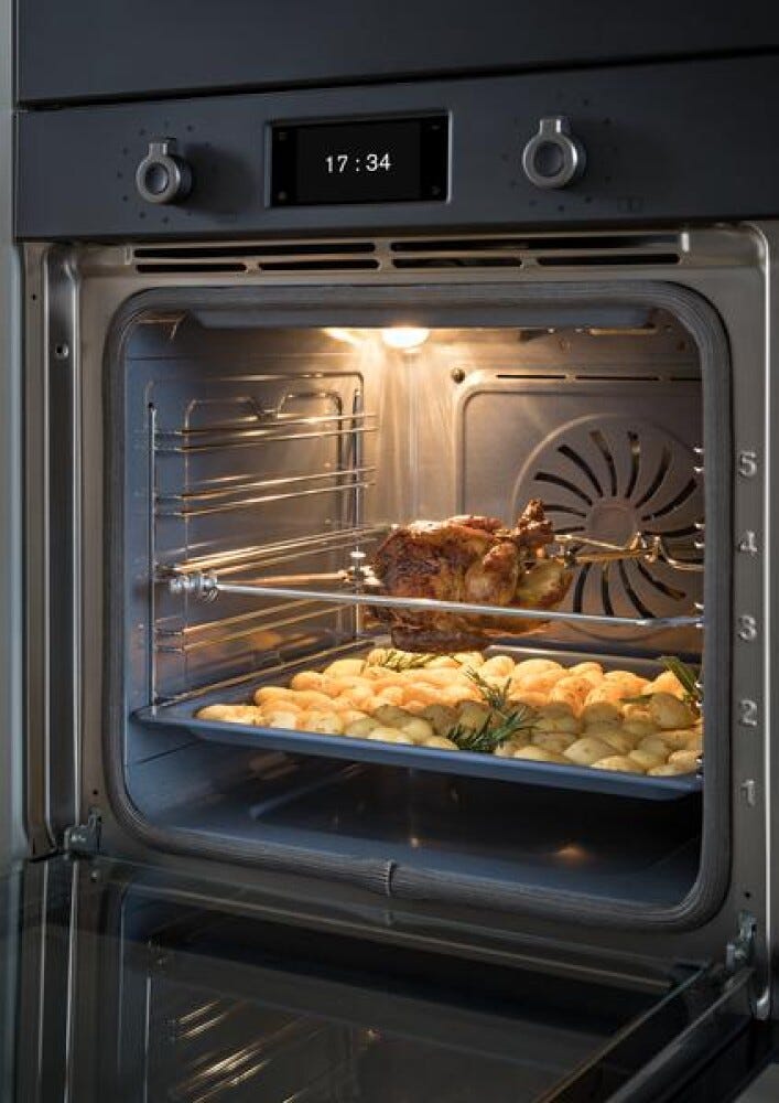 Bertazzoni FPRO6117CTN3 Professional Forno elettrico combinato a vapore pirolitico cm 60 - carbonio