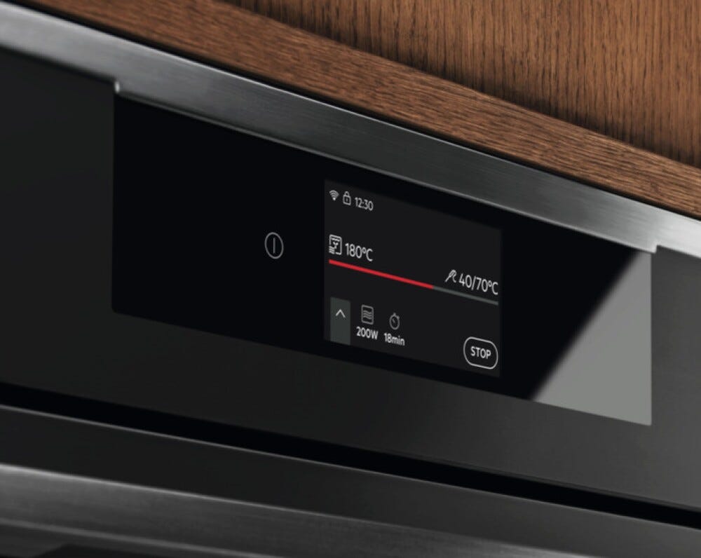 Electrolux KVLAE2XT Serie 800 MealAssist CombiQuick Forno combinato a microonde cm. 60 h. 46 - nero opaco