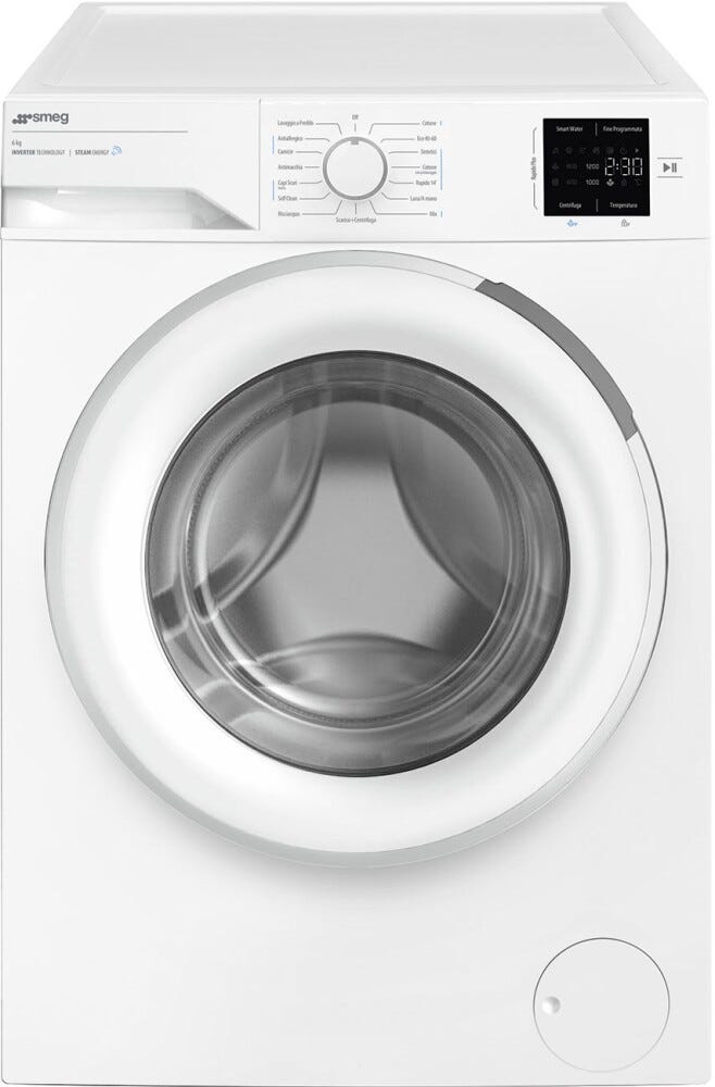 Smeg WMC62SEC Lavatrice slim cm. 60. profondità 45 cm. - capacità 6 kg - bianco