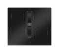 Bertazzoni P604ICH30NP Modern Piano cottura induzione cm. 60 con cappa integrata da 625 m3/h - vetro nero
