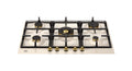 Bertazzoni P755CHERAG Heritage Piano cottura a gas cm 75 - avorio / oro