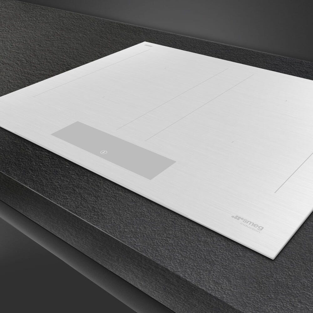 Smeg SIM3644MWH Classica Piano cottura a induzione cm. 60 - vetroceramica bianco opaco