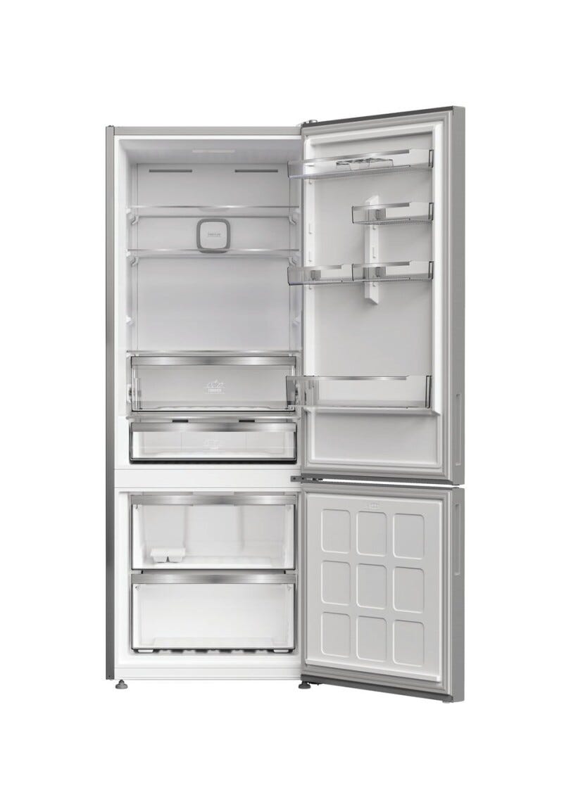 Hotpoint Ariston HPAK2 6472 XP4E Frigorifero con congelatore a libera installazione cm. 70 h. 187 - lt. 475 - inox
