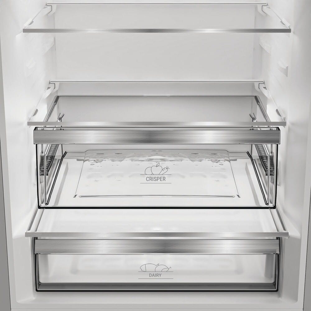 Hotpoint Ariston HPAK2 6472 XP4E Frigorifero con congelatore a libera installazione cm. 70 h. 187 - lt. 475 - inox
