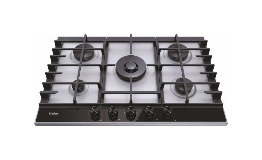Haier HAHG7W5XH Serie 4 Piano cottura a gas cm. 75 - acciaio inox