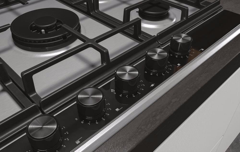 Haier HAHG7W5XH Serie 4 Piano cottura a gas cm. 75 - acciaio inox