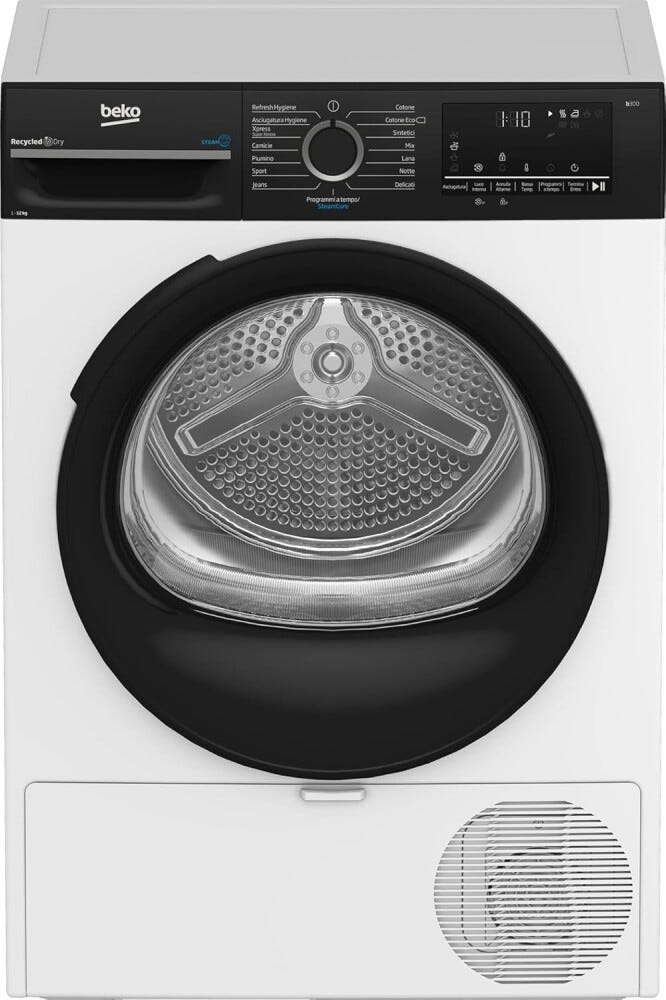 Beko BMGT4122SBI Asciugatrice cm. 60 - capacità 12 kg - bianco