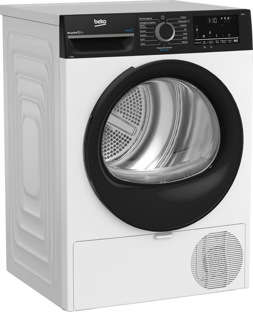 Beko BMGT4122SBI Asciugatrice cm. 60 - capacità 12 kg - bianco