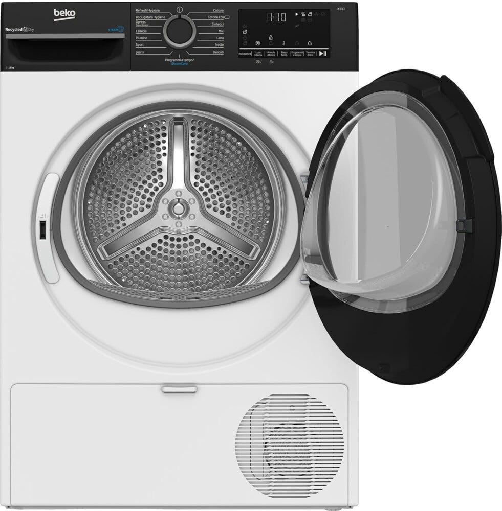 Beko BMGT4122SBI Asciugatrice cm. 60 - capacità 12 kg - bianco