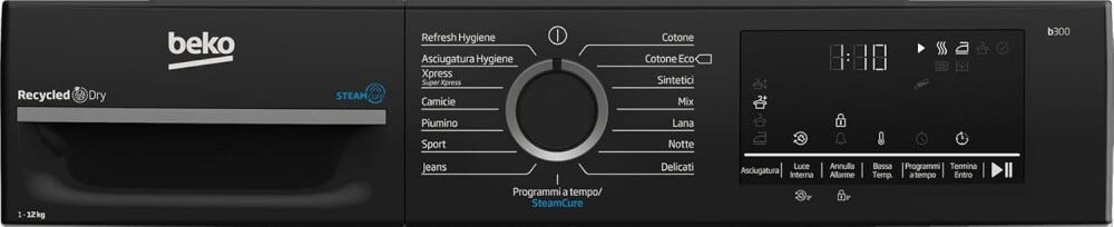 Beko BMGT4122SBI Asciugatrice cm. 60 - capacità 12 kg - bianco