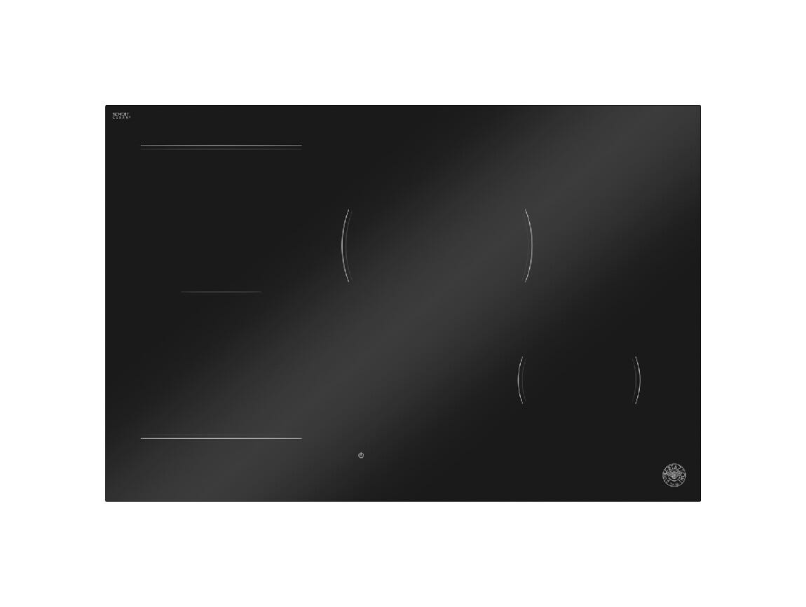 Bertazzoni P784I1M30NP Modern Piano cottura a induzione cm 82 - vetro nero
