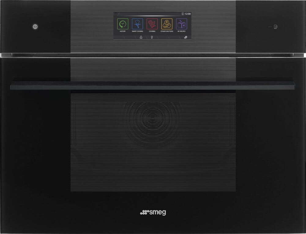 Smeg SO4106WAPB3 Linea Omnichef Forno combinato a microonde e vapore cm. 60 h. 46 - glossy black